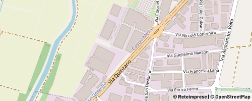 Mappa Castel Mella