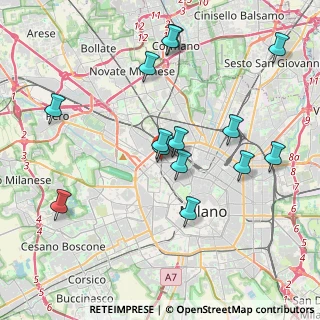 Mappa Via Tolentino, 20155 Milano MI, Italia (4.01571)