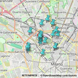 Mappa Via Mac Mahon, 20154 Milano MI, Italia (1.3905)