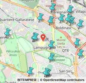 Mappa Via Giulio Natta, 20151 Milano MI, Italia (1.3005)