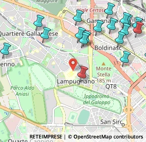 Mappa Via Giulio Natta, 20151 Milano MI, Italia (1.369)