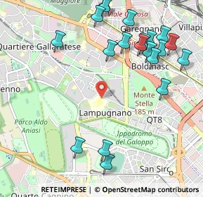 Mappa Via Giulio Natta, 20151 Milano MI, Italia (1.253)