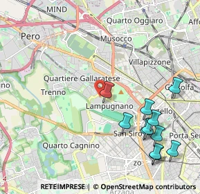 Mappa Via Giulio Natta, 20151 Milano MI, Italia (2.46636)