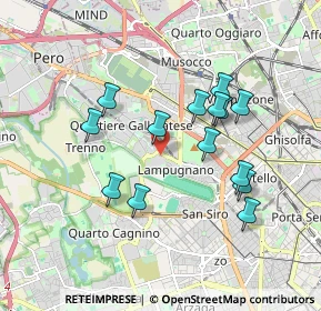 Mappa Via Giulio Natta, 20151 Milano MI, Italia (1.63929)