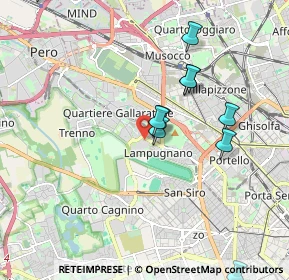 Mappa Via Giulio Natta, 20151 Milano MI, Italia (2.46833)