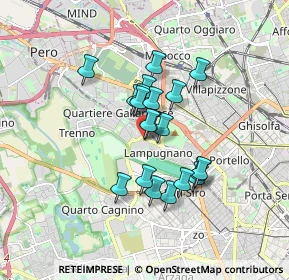 Mappa Via Giulio Natta, 20151 Milano MI, Italia (1.2705)