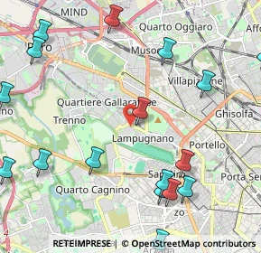 Mappa Via Giulio Natta, 20151 Milano MI, Italia (3.0175)