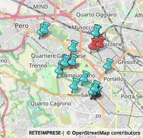 Mappa Via Giulio Natta, 20151 Milano MI, Italia (1.50895)