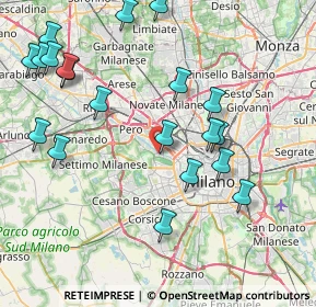 Mappa Via Giulio Natta, 20151 Milano MI, Italia (9.2745)