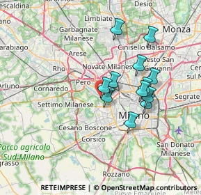 Mappa Via Giulio Natta, 20151 Milano MI, Italia (5.87417)