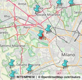 Mappa Via Giulio Natta, 20151 Milano MI, Italia (6.50833)