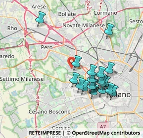 Mappa Via Giulio Natta, 20151 Milano MI, Italia (3.578)