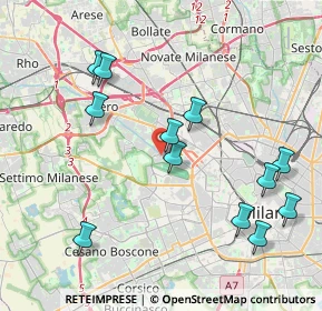Mappa Via Giulio Natta, 20151 Milano MI, Italia (4.31833)