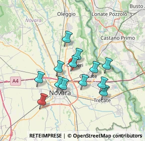 Mappa Strada privata C. Ragni . F. Meloni, 28062 Cameri NO, Italia (5.66846)