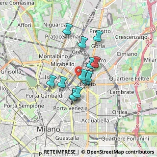 Mappa Via Soperga, 20127 Milano MI, Italia (1.23846)