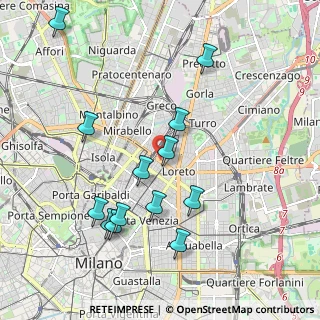 Mappa Via Soperga, 20127 Milano MI, Italia (2.07385)