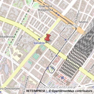 Mappa Via Tonale,  22, 20125 Milano, Milano (Lombardia)