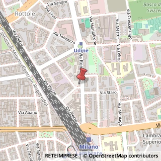 Mappa Via Ronchi, 31, 20134 Milano, Milano (Lombardia)