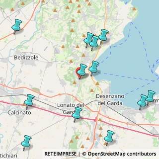 Mappa Via Monte Falò, 25017 Lonato del Garda BS, Italia (5.4075)