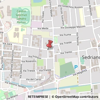 Mappa Via Vittorio Veneto,  4, 20018 Sedriano, Milano (Lombardia)