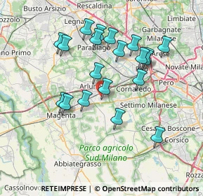 Mappa Via Vittorio Veneto, 20018 Sedriano MI, Italia (6.9385)