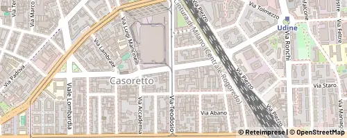 Mappa Milan