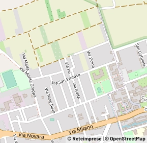 Mappa Via Giuseppe Mazzini, 20010 Bareggio MI, Italia (0.16154)