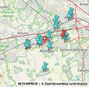 Mappa Via Tiziano, 20018 Sedriano MI, Italia (3.17231)