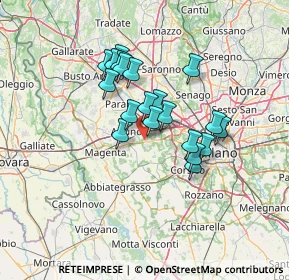 Mappa Via Tiziano, 20018 Sedriano MI, Italia (10.581)