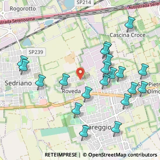 Mappa Via Tiziano, 20018 Sedriano MI, Italia (1.171)