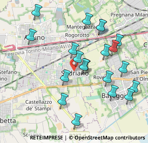 Mappa Via Alessandro Manzoni, 20018 Sedriano MI, Italia (2.0215)