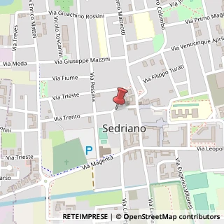 Mappa Via manzoni 2, 20018 Sedriano, Milano (Lombardia)