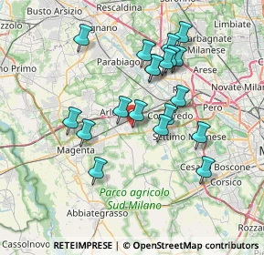 Mappa Via Alessandro Manzoni, 20018 Sedriano MI, Italia (6.59526)