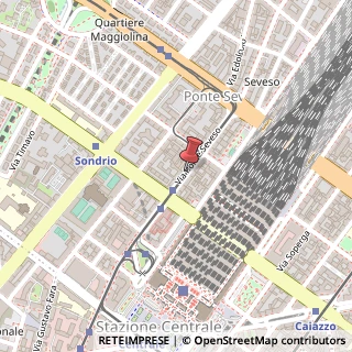 Mappa Via Ponte Seveso,  28, 20125 Milano, Milano (Lombardia)