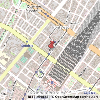 Mappa Via Ponte Seveso, 19, 20125 Milano, Milano (Lombardia)