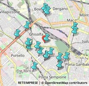 Mappa Via Gran S. Bernardo, 20154 Milano MI, Italia (0.988)