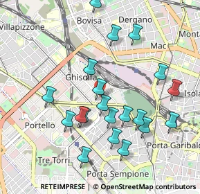 Mappa Via Gran S. Bernardo, 20154 Milano MI, Italia (0.9715)