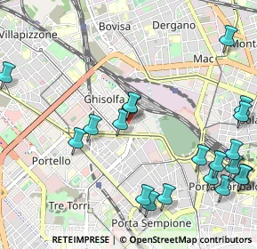Mappa Via Gran S. Bernardo, 20154 Milano MI, Italia (1.334)