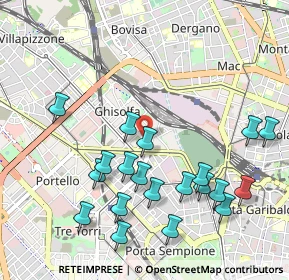 Mappa Via Gran S. Bernardo, 20154 Milano MI, Italia (1.1025)