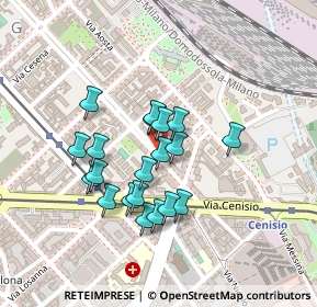 Mappa Via Gran S. Bernardo, 20154 Milano MI, Italia (0.1755)