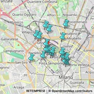 Mappa Via Giuseppe Govone, 20154 Milano MI, Italia (1.44611)