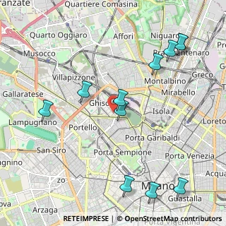 Mappa Via Giuseppe Govone, 20154 Milano MI, Italia (2.44364)