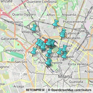 Mappa Via Giuseppe Govone, 20154 Milano MI, Italia (1.181)