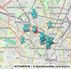 Mappa Via Gran S. Bernardo, 20154 Milano MI, Italia (1.46)