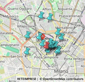 Mappa Via Gran S. Bernardo, 20154 Milano MI, Italia (1.3025)