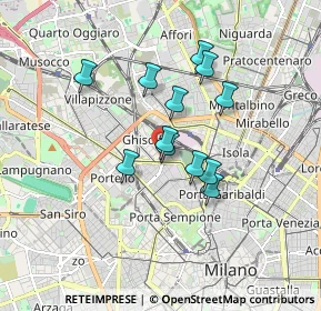 Mappa Via Gran S. Bernardo, 20154 Milano MI, Italia (1.3425)