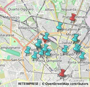Mappa Via Gran S. Bernardo, 20154 Milano MI, Italia (1.91706)