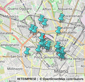 Mappa Via Gran S. Bernardo, 20154 Milano MI, Italia (1.44611)