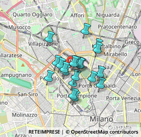 Mappa Via Gran S. Bernardo, 20154 Milano MI, Italia (1.181)