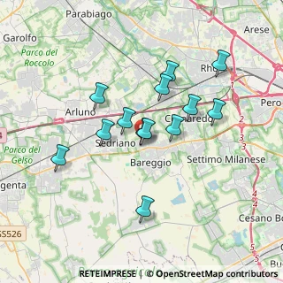 Mappa Via Cimabue, 20018 Sedriano MI, Italia (3.03615)
